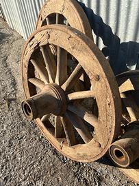 Ruote per carro in Legno