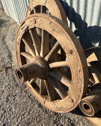 Ruote per carro in Legno