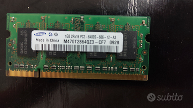 DDR II 1GB 2Rx16 PC2 - 6400S - 666 - 12 - A3