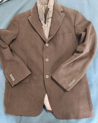 Giacca Boggi Milano Taglia 52 - Marrone con Gilet 