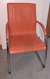 sedie arancioni nuove