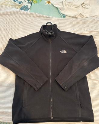 Pile nero The North Face originale da uomo