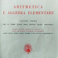 Aritmetica e algebra elementare - vol. 1