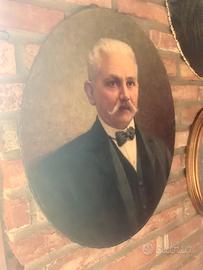 Coppia di ritratti ovali fine 800