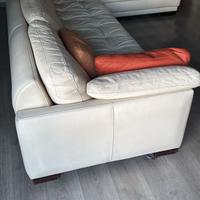 Divano angolare in pelle Roche Bobois