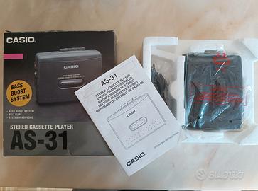 Casio AS-31 lettore portatile MC (walkman)