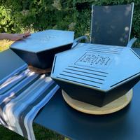 Grill e piastra da interno e esterno, portatile