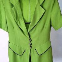 Vestito blazer verde