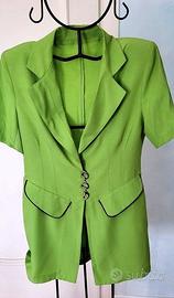 Vestito blazer verde