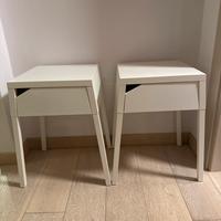 Comodini metallo ikea bianchi