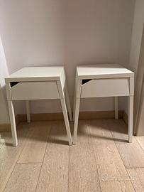 Comodini metallo ikea bianchi