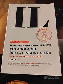 Il vocabolario della lingua latina  4 a ed.