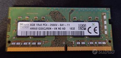 Ram 8gb Hynix 2666mhz SODIMM notebook