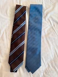 N. 2 Cravatte AD56Milano 100% Seta