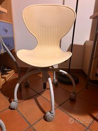 Sedia da scrivania con rotelle