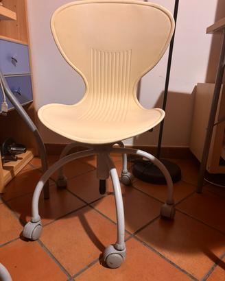 Sedia da scrivania con rotelle