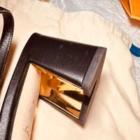 Slingback luois Vuitton in pelle nera