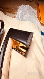 Slingback luois Vuitton in pelle nera