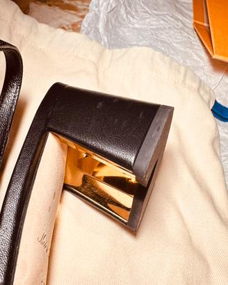 Slingback luois Vuitton in pelle nera