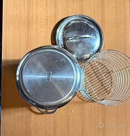 Asparagera in Acciaio Inox con cestello