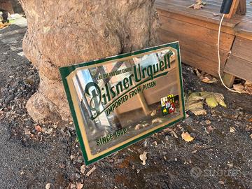 Insegna pubblicitaria vintage Pilsner Urquell