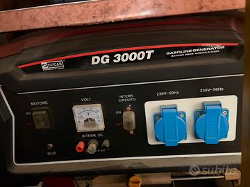 generatore gruppo elettrogeno 3 KW  4tempi benzina