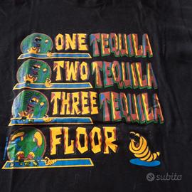 Maglietta Tequila nera taglia M 