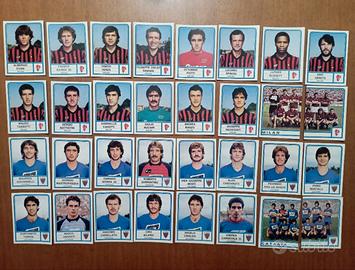 lotto figurine Panini Catania e Milan 1983/84