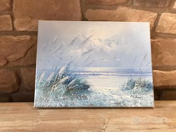 Pittura paesaggio mare