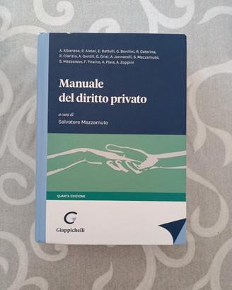 manuale del diritto privato salvatore mazzamuto 