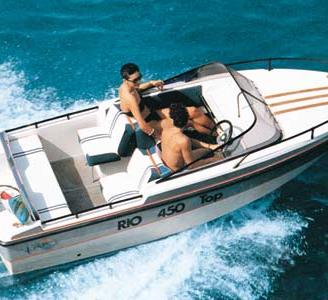 Rio 450 Top + Johnson GT737 + Carrello Ellebi