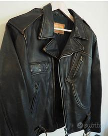 giacca in pelle vintage Lee Travor 