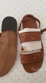 Sandali in cuoio creazioni Jara