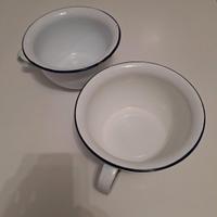 Antico vaso da notte "Due Leoni"