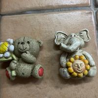 Due calamite elefantino e orsetto