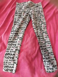 Leggings bambina 9-10 anni grigi Goldenpoint girls