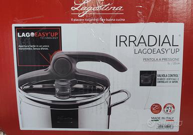 Lagostina pentola a pressione Irradial lagoeasy'up