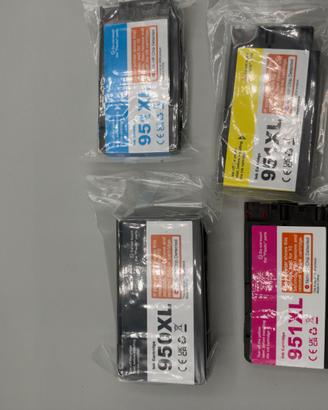 Set 4 cartucce compatibili HP 950XL 951XL