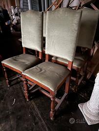 6 sedie in legno