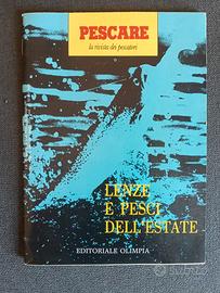libro Lenze e pesci dell'estate pesca vintage