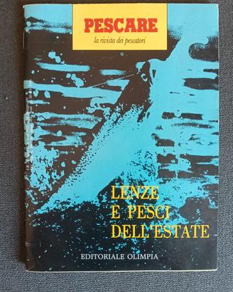 libro Lenze e pesci dell'estate pesca vintage