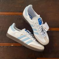 Adidas samba bianco ghiaccio azzurro EU37