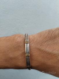 • Bracciale rigido in Argento e oro 