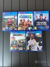 Lotto di 3 Videogiochi Playstation 4 Videogame PS4