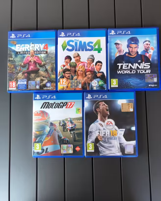 Lotto di 3 Videogiochi Playstation 4 Videogame PS4
