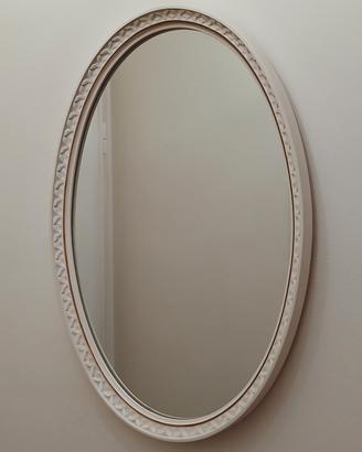 specchio da parete ovale 