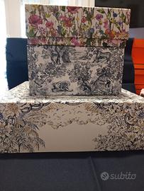 scatolo CHRISTIAN DIOR tris