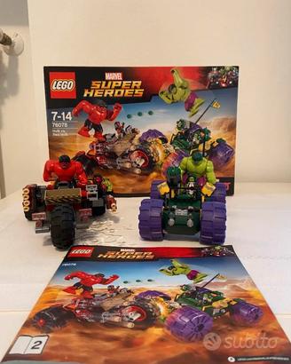 Lego Hulk contro Red Hulk 76078