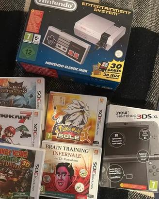 Nintendo 3DS XL + 5 giochi con Pokemon