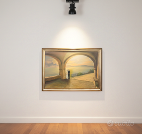 Quadro vintage con sposi – grande formato